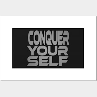 Conquer Yourself Idium Series Posters and Art